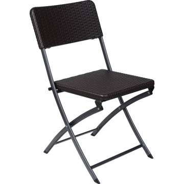 Silla Ratán Sintético Plegable 43x47x90